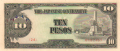 Philippines 1 10 Pesos, (1943)